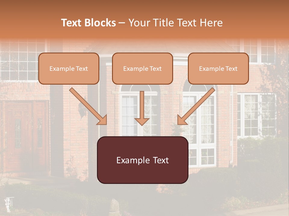 Entrance Wooden Structure PowerPoint Template
