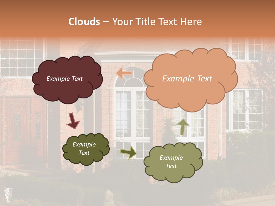 Entrance Wooden Structure PowerPoint Template