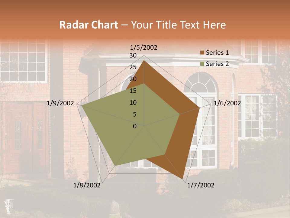Entrance Wooden Structure PowerPoint Template