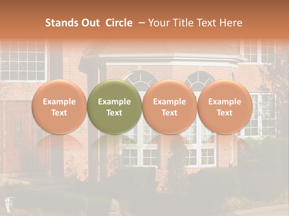 Entrance Wooden Structure PowerPoint Template