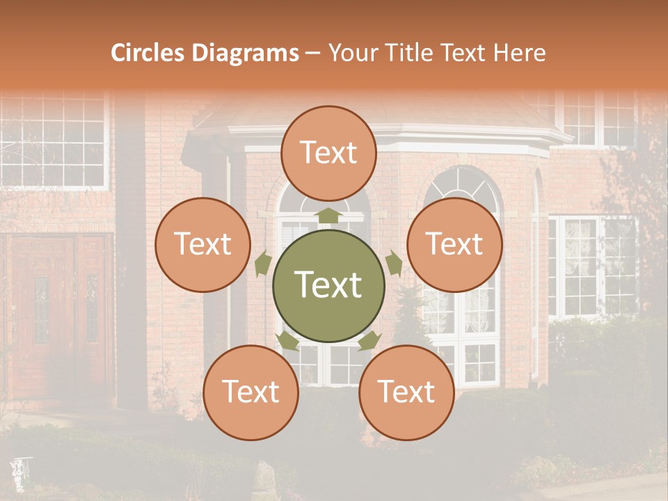 Entrance Wooden Structure PowerPoint Template