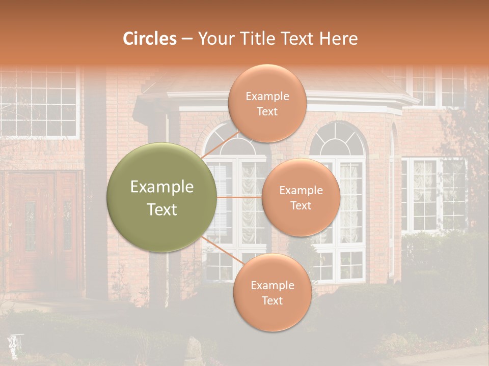 Entrance Wooden Structure PowerPoint Template