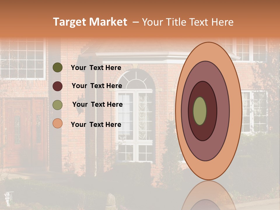 Entrance Wooden Structure PowerPoint Template