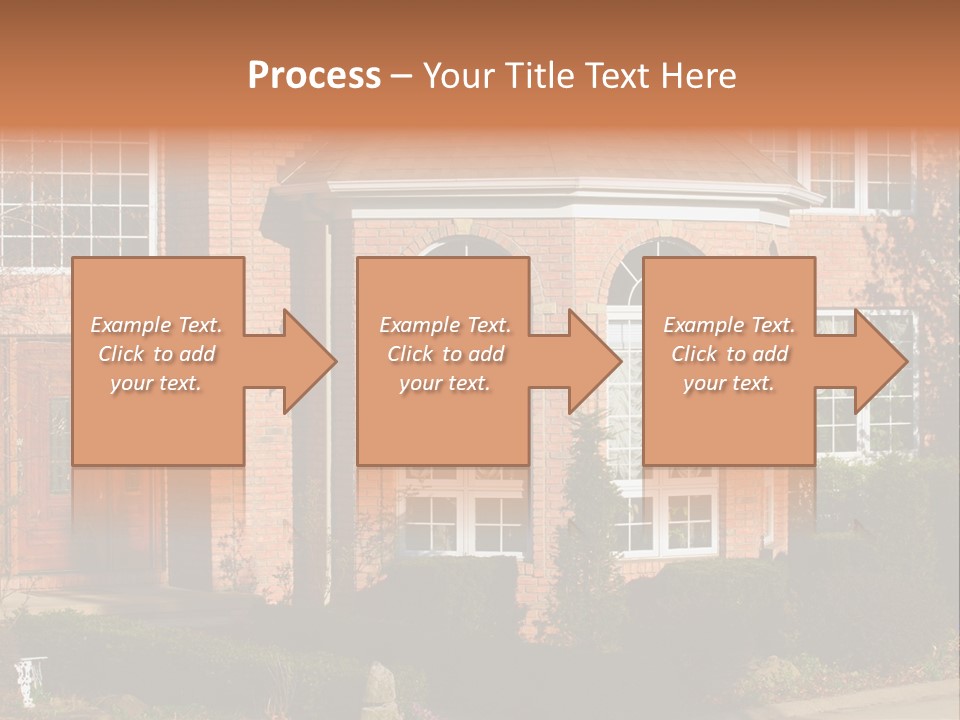 Entrance Wooden Structure PowerPoint Template