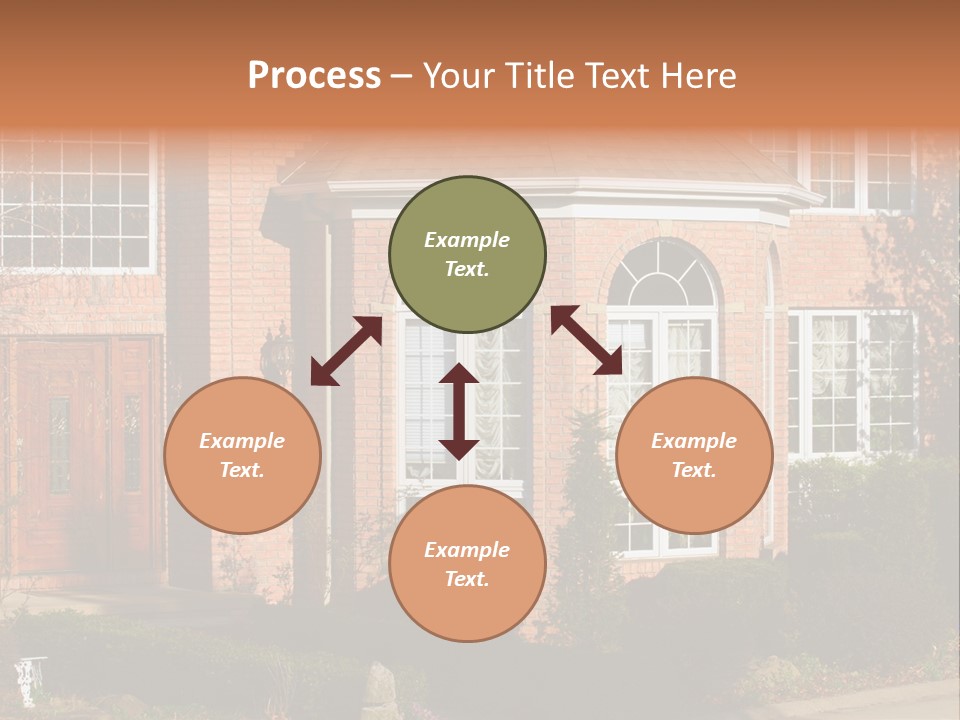 Entrance Wooden Structure PowerPoint Template