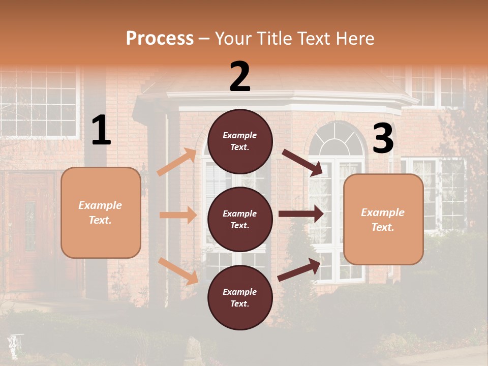Entrance Wooden Structure PowerPoint Template