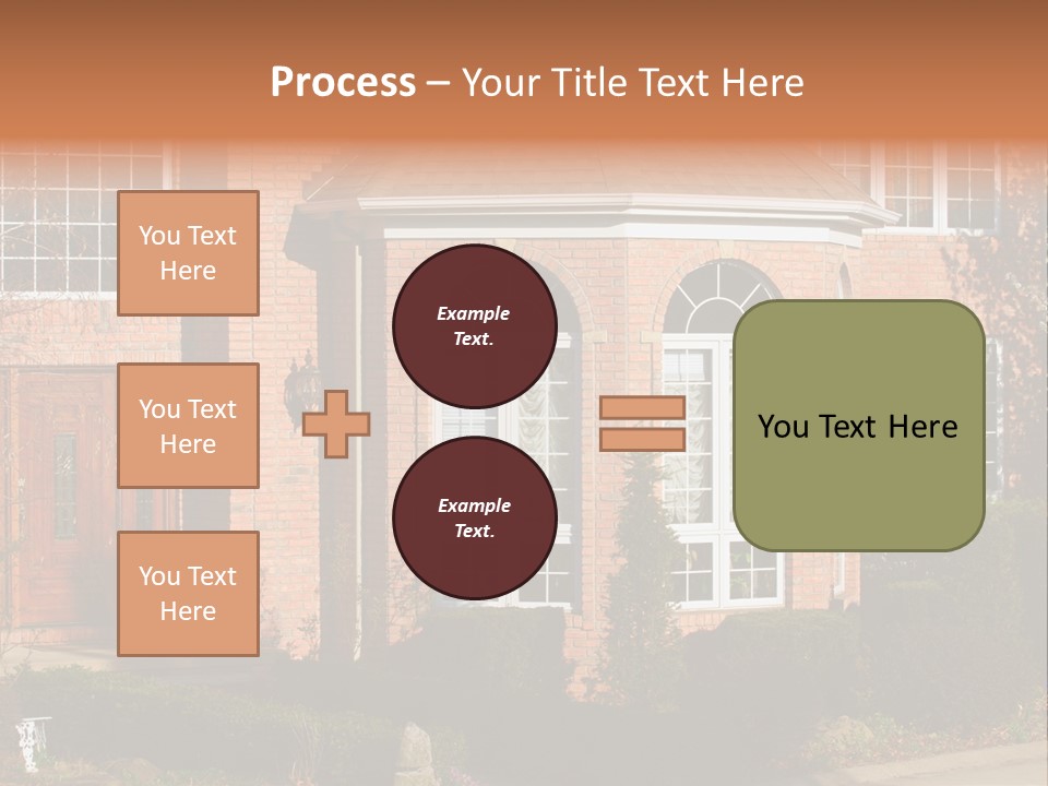 Entrance Wooden Structure PowerPoint Template