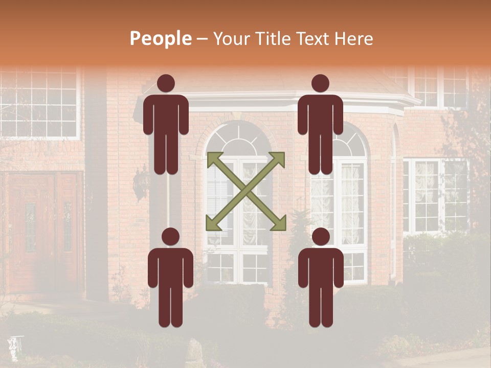 Entrance Wooden Structure PowerPoint Template