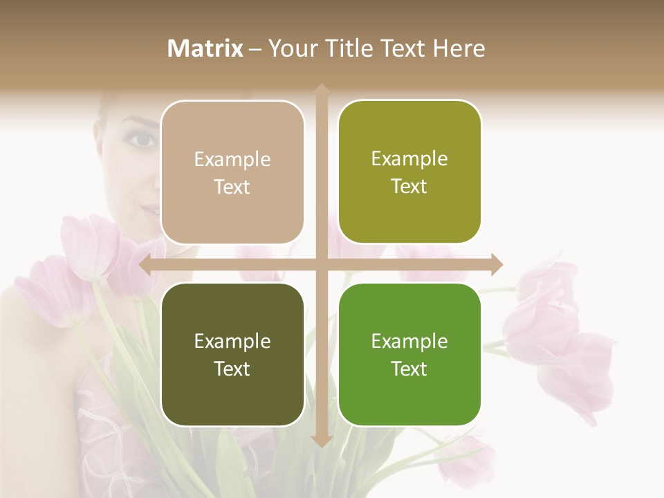 Fashion Isolated Hair PowerPoint Template