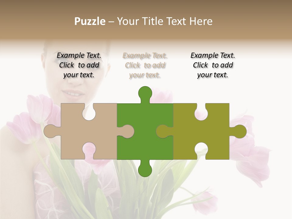 Fashion Isolated Hair PowerPoint Template