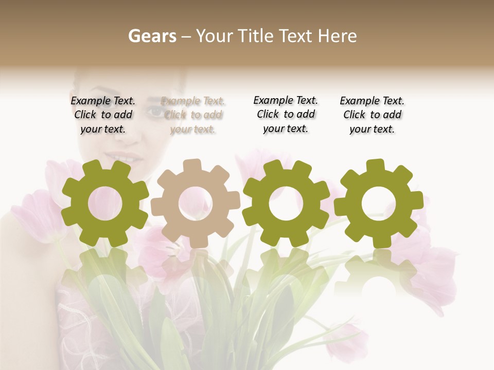 Fashion Isolated Hair PowerPoint Template