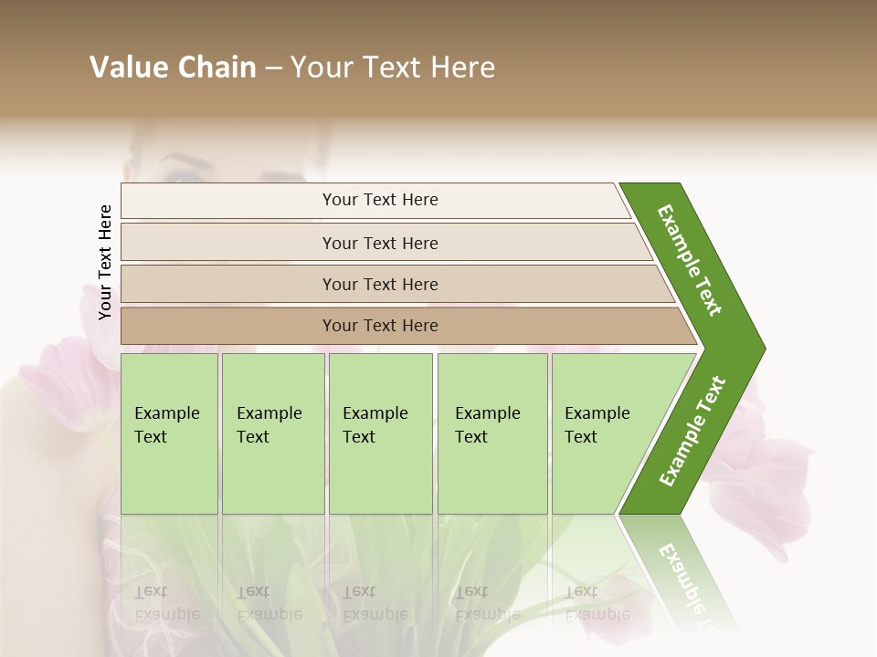 Fashion Isolated Hair PowerPoint Template