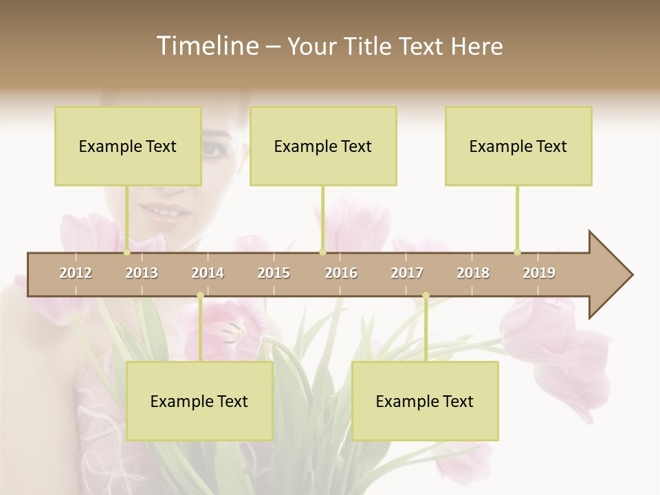 Fashion Isolated Hair PowerPoint Template