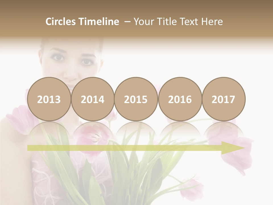 Fashion Isolated Hair PowerPoint Template