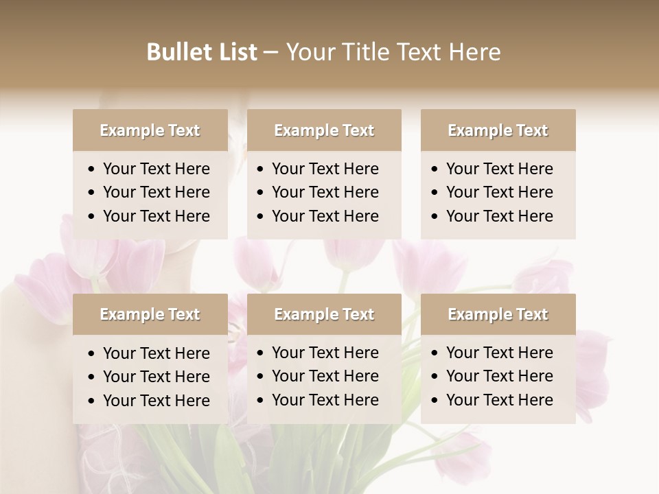 Fashion Isolated Hair PowerPoint Template