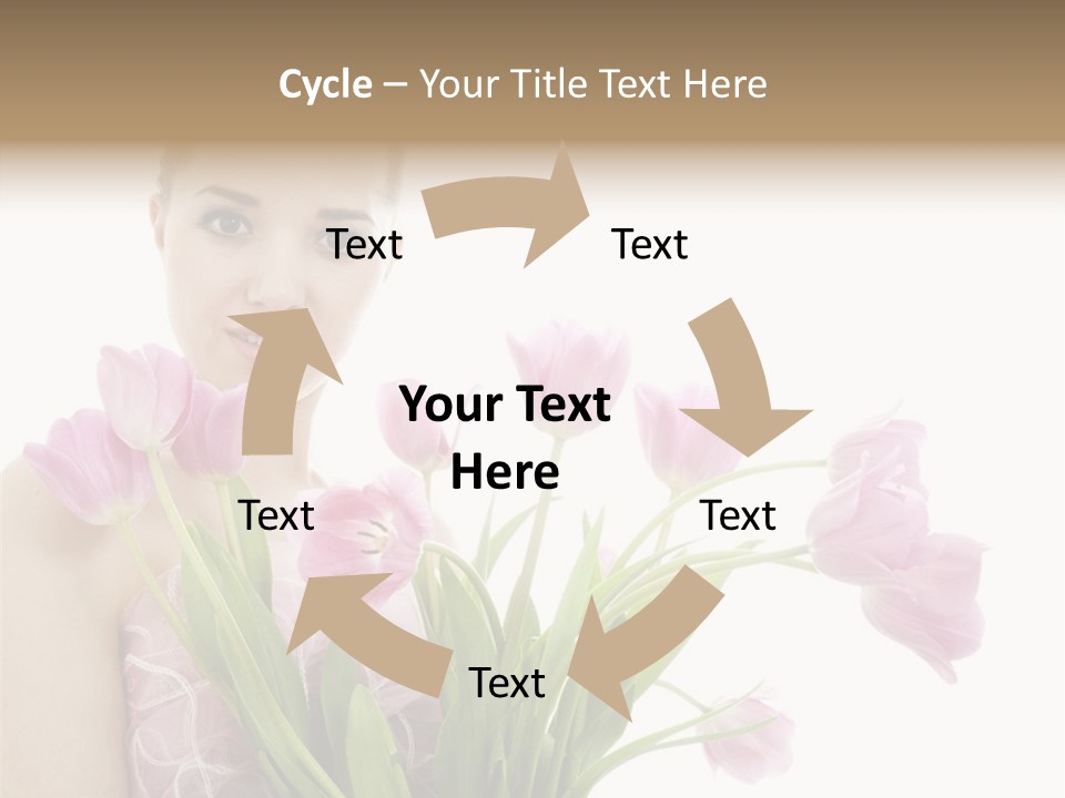 Fashion Isolated Hair PowerPoint Template