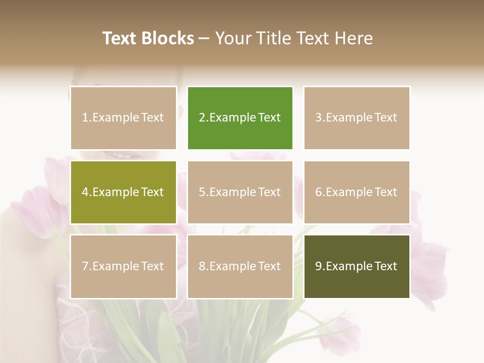 Fashion Isolated Hair PowerPoint Template