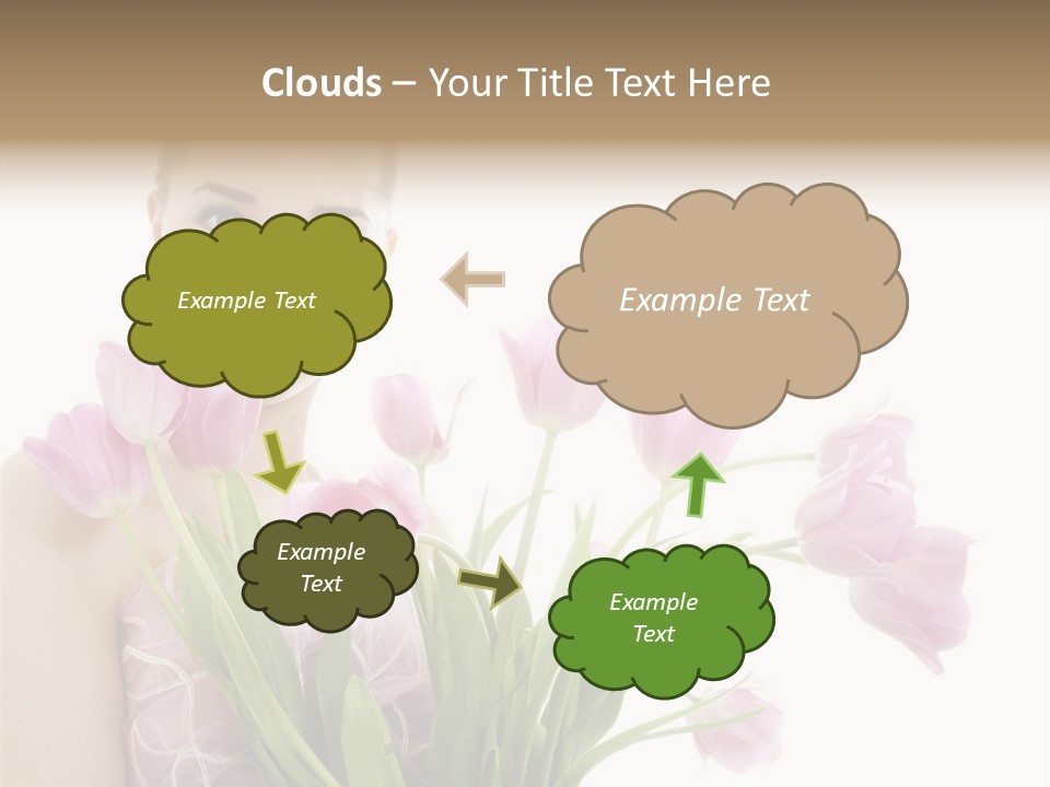 Fashion Isolated Hair PowerPoint Template