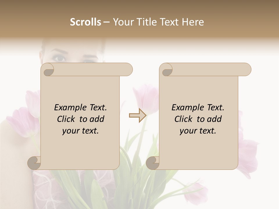 Fashion Isolated Hair PowerPoint Template