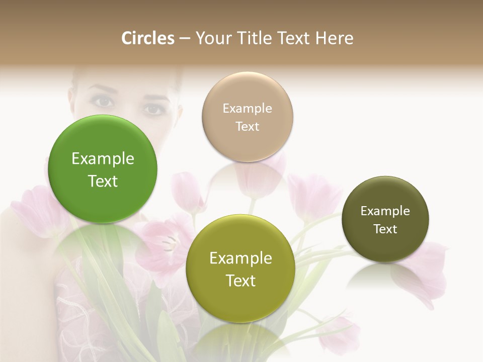 Fashion Isolated Hair PowerPoint Template