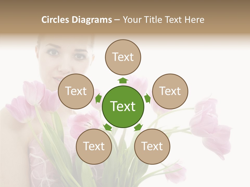 Fashion Isolated Hair PowerPoint Template