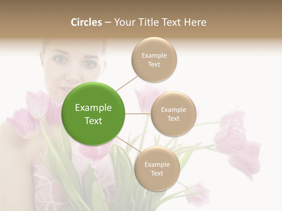 Fashion Isolated Hair PowerPoint Template