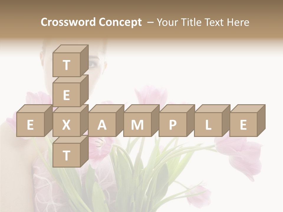 Fashion Isolated Hair PowerPoint Template