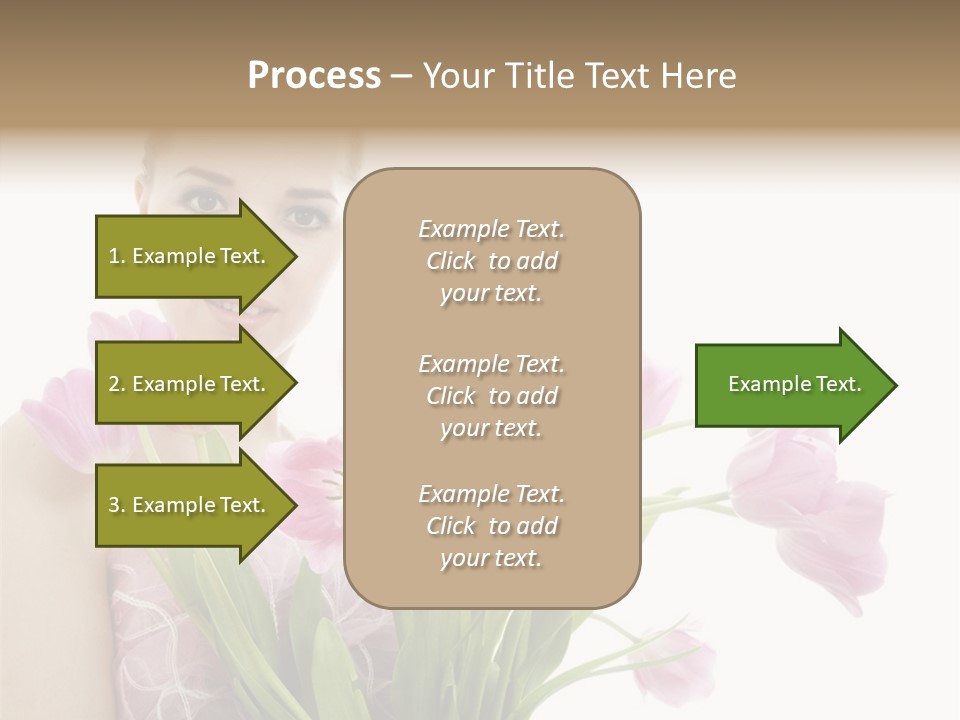 Fashion Isolated Hair PowerPoint Template