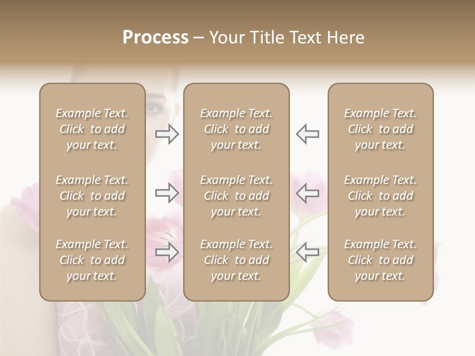 Fashion Isolated Hair PowerPoint Template