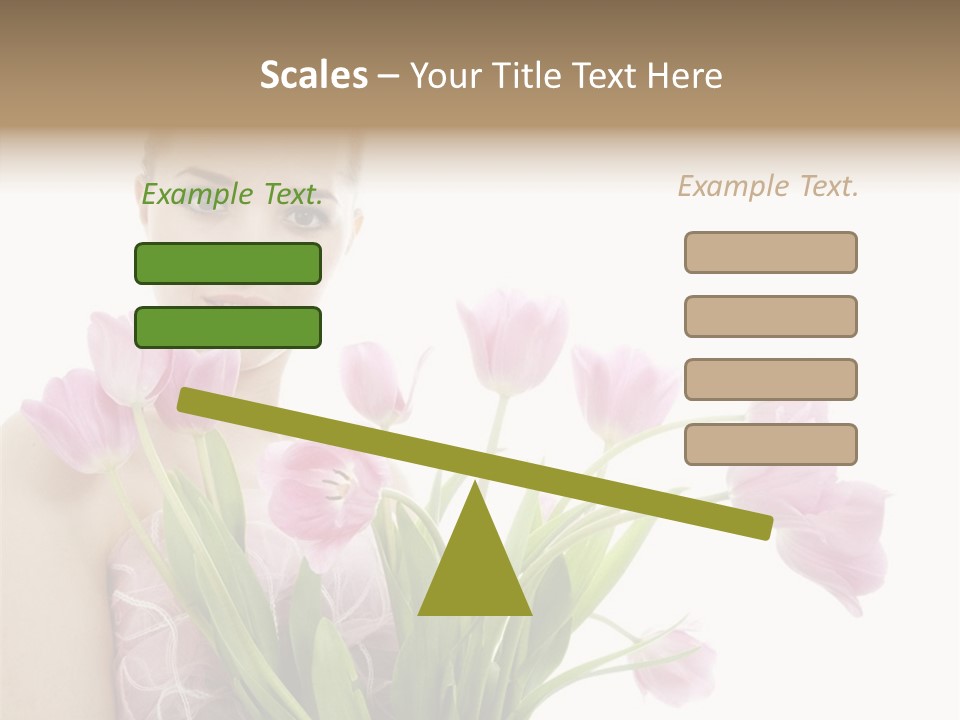 Fashion Isolated Hair PowerPoint Template
