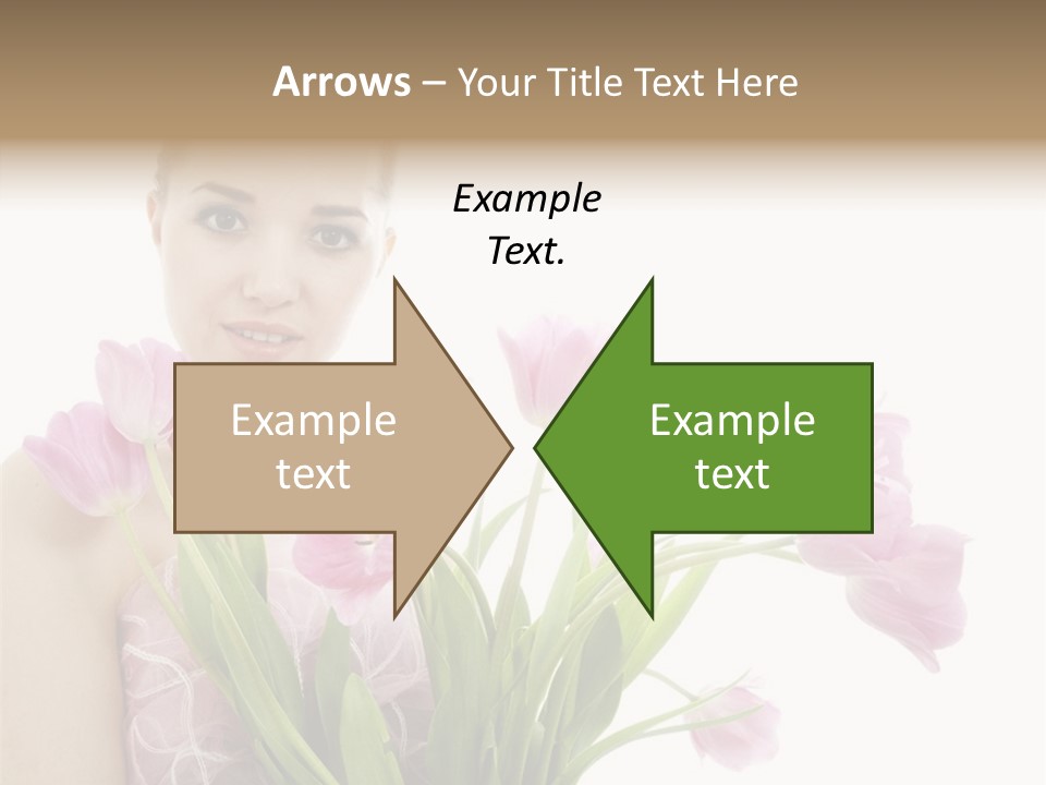 Fashion Isolated Hair PowerPoint Template