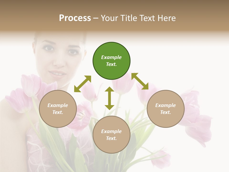 Fashion Isolated Hair PowerPoint Template