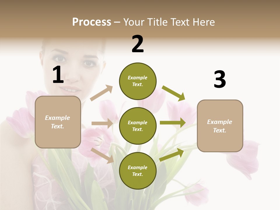 Fashion Isolated Hair PowerPoint Template