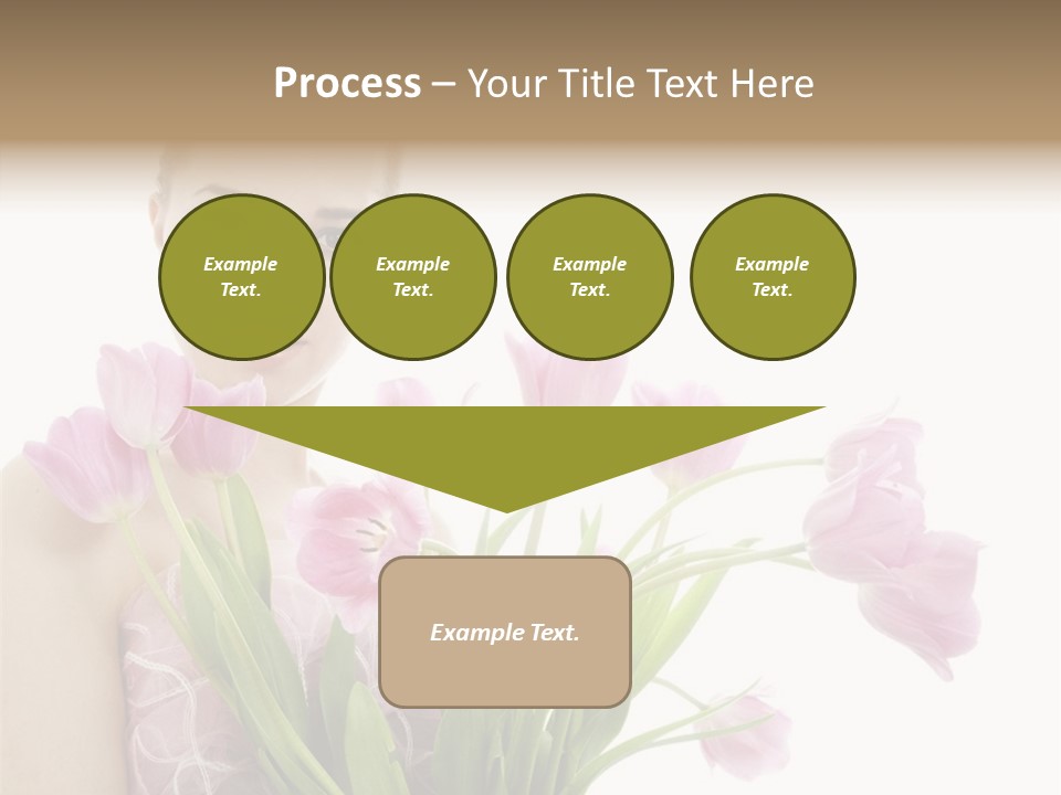 Fashion Isolated Hair PowerPoint Template