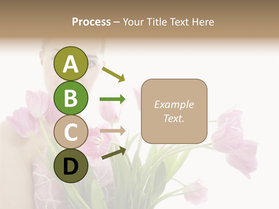 Fashion Isolated Hair PowerPoint Template