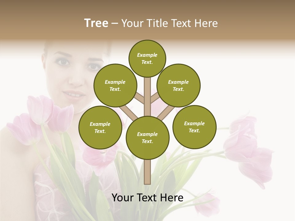 Fashion Isolated Hair PowerPoint Template