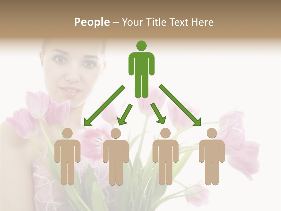 Fashion Isolated Hair PowerPoint Template