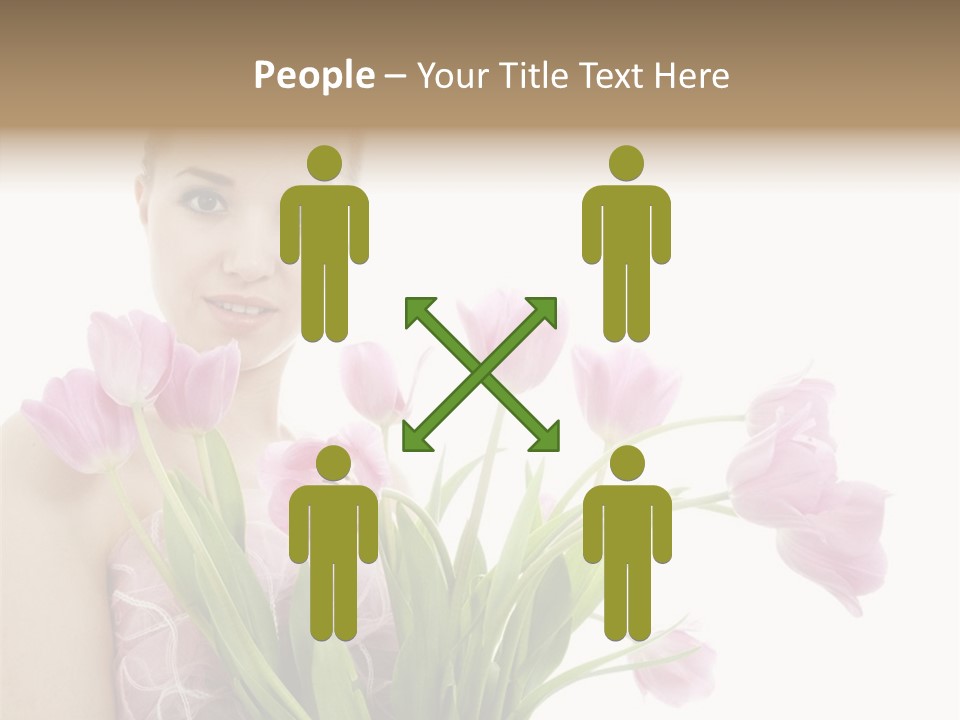 Fashion Isolated Hair PowerPoint Template