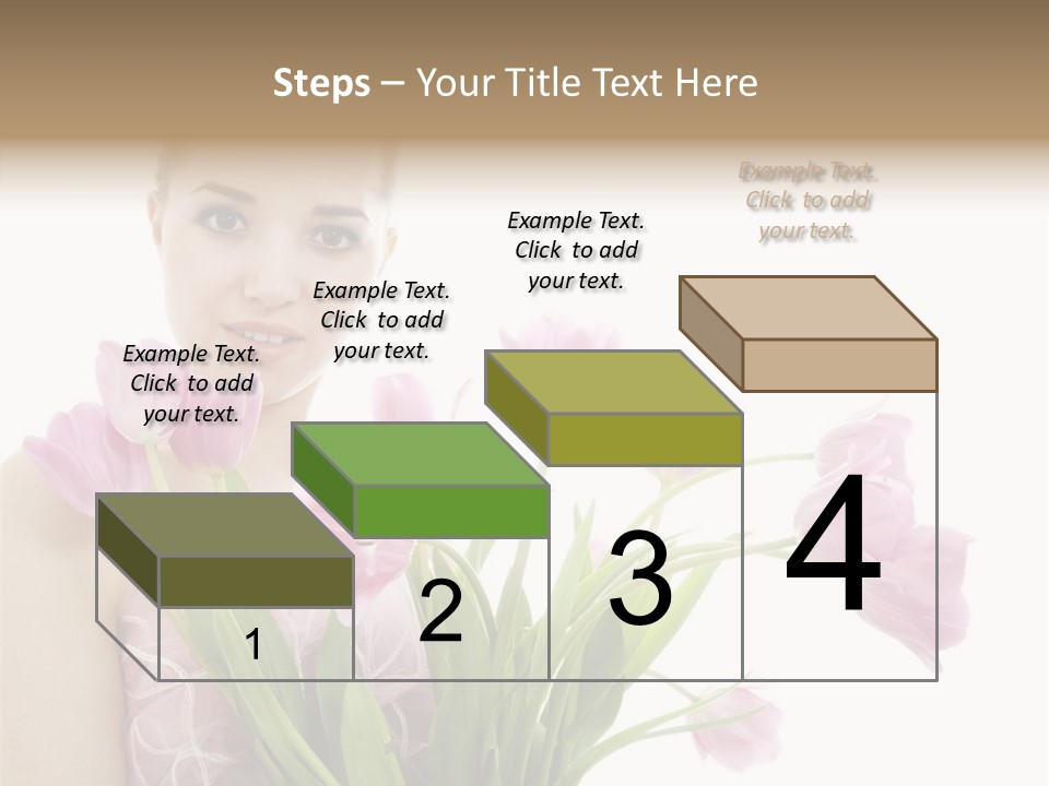 Fashion Isolated Hair PowerPoint Template