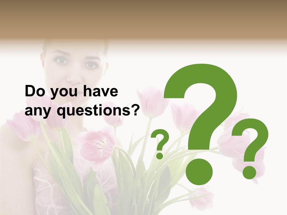 Fashion Isolated Hair PowerPoint Template