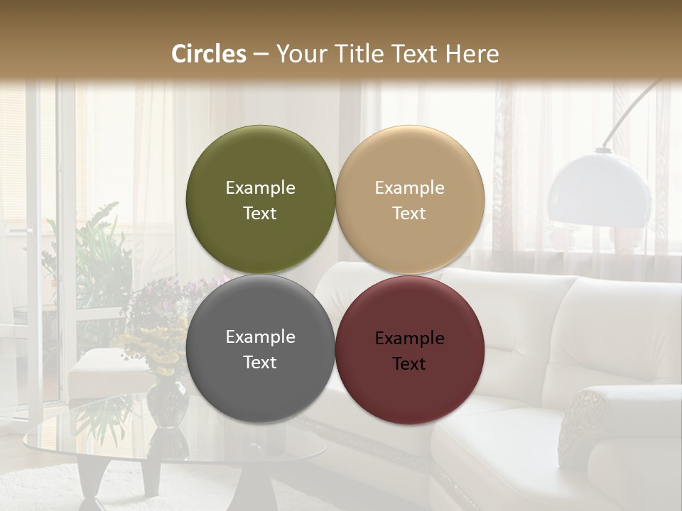 Green Indoors Plant PowerPoint Template