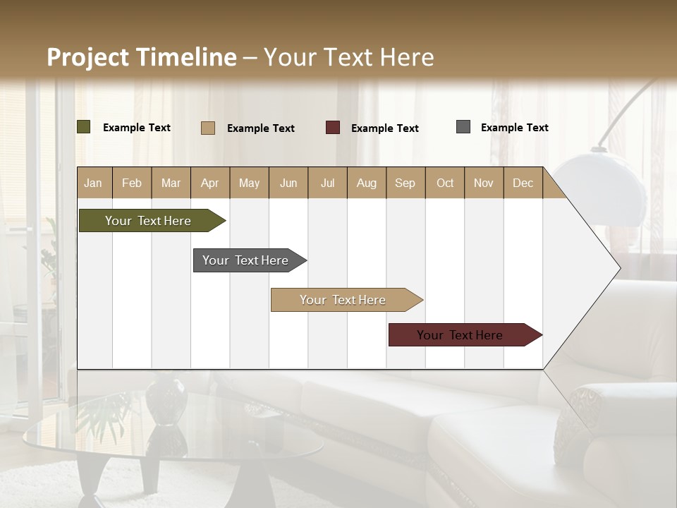 Green Indoors Plant PowerPoint Template