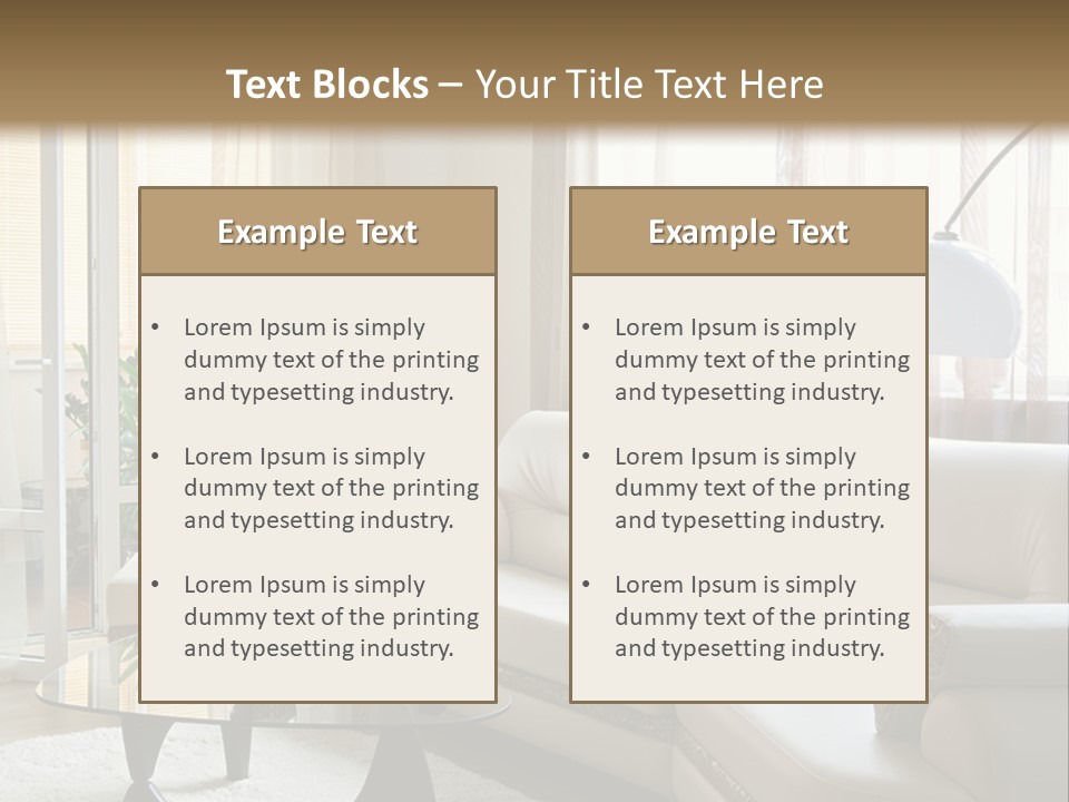 Green Indoors Plant PowerPoint Template