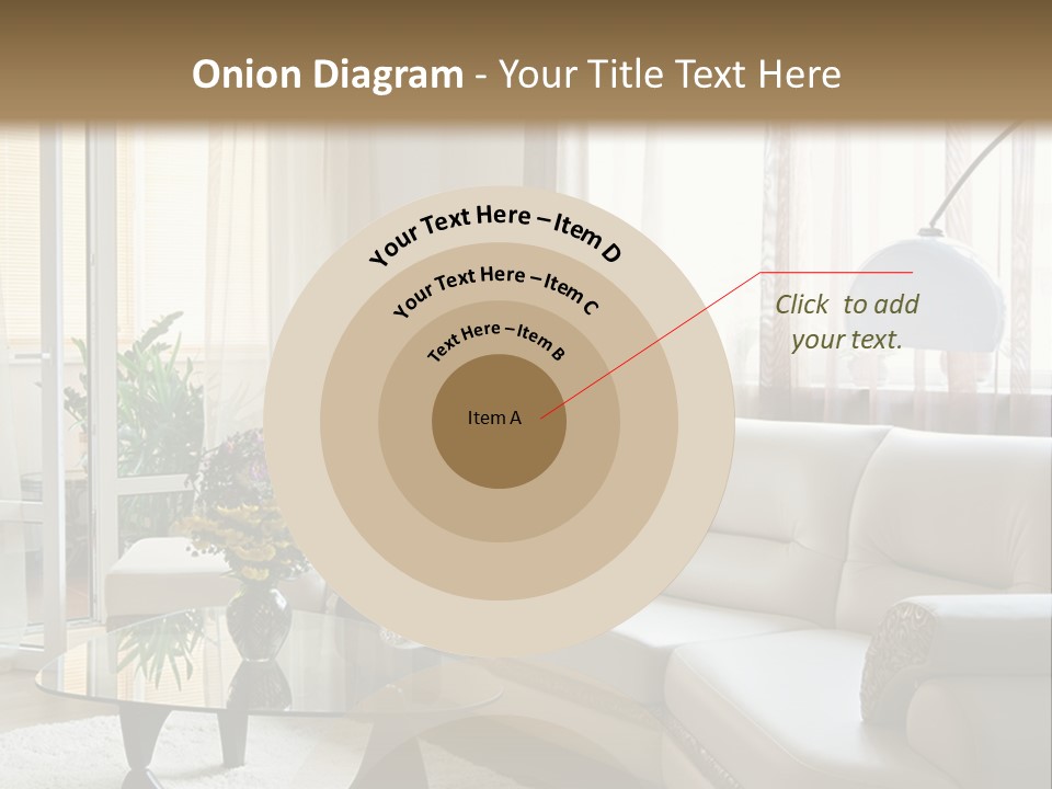 Green Indoors Plant PowerPoint Template