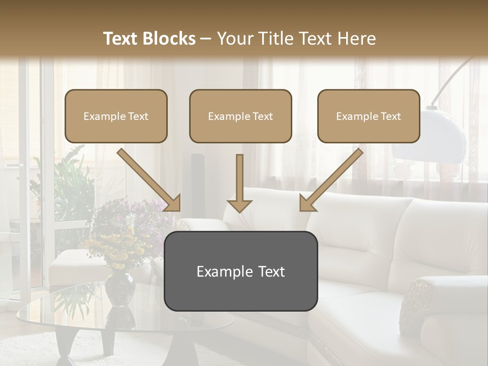 Green Indoors Plant PowerPoint Template