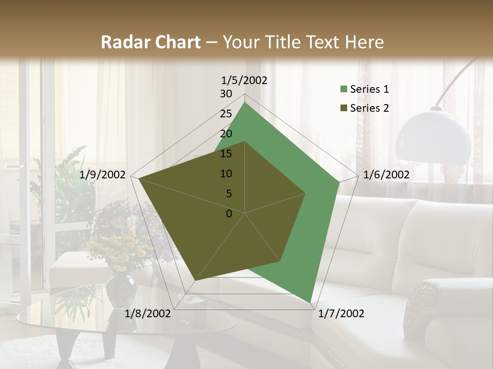 Green Indoors Plant PowerPoint Template