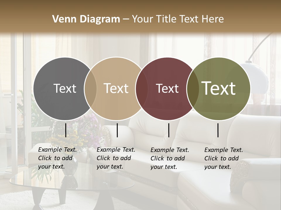 Green Indoors Plant PowerPoint Template