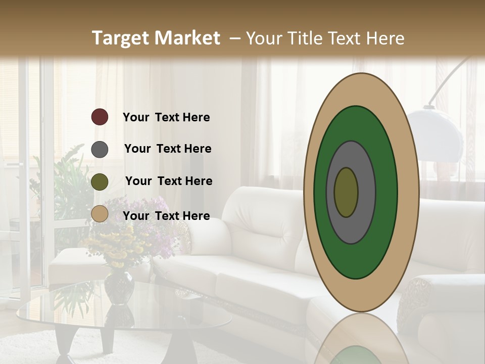 Green Indoors Plant PowerPoint Template