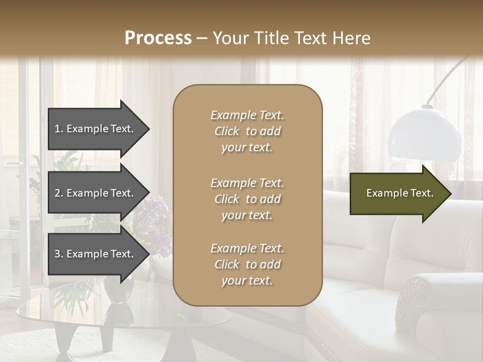 Green Indoors Plant PowerPoint Template