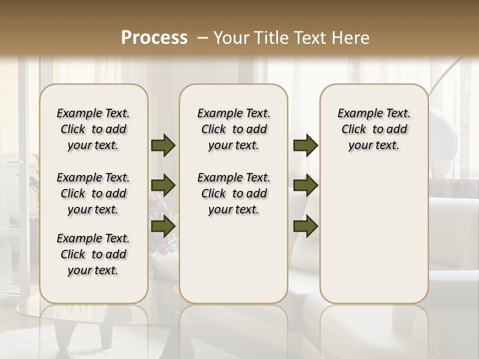 Green Indoors Plant PowerPoint Template